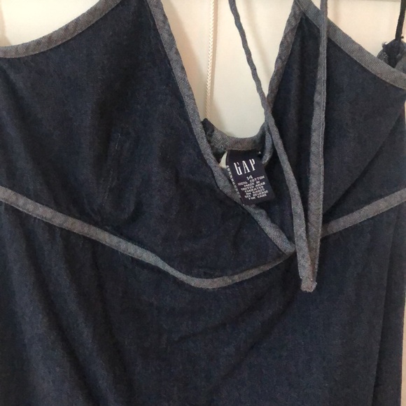 Gap Denim Halter Dress 14 - Picture 3 of 3